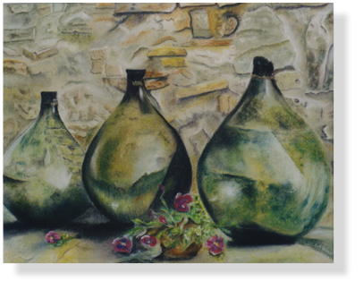 (21) Toskana-Idyll, 40 x50 cm 2003 (21) Toskana-Idyll, 40 x50 cm 2003